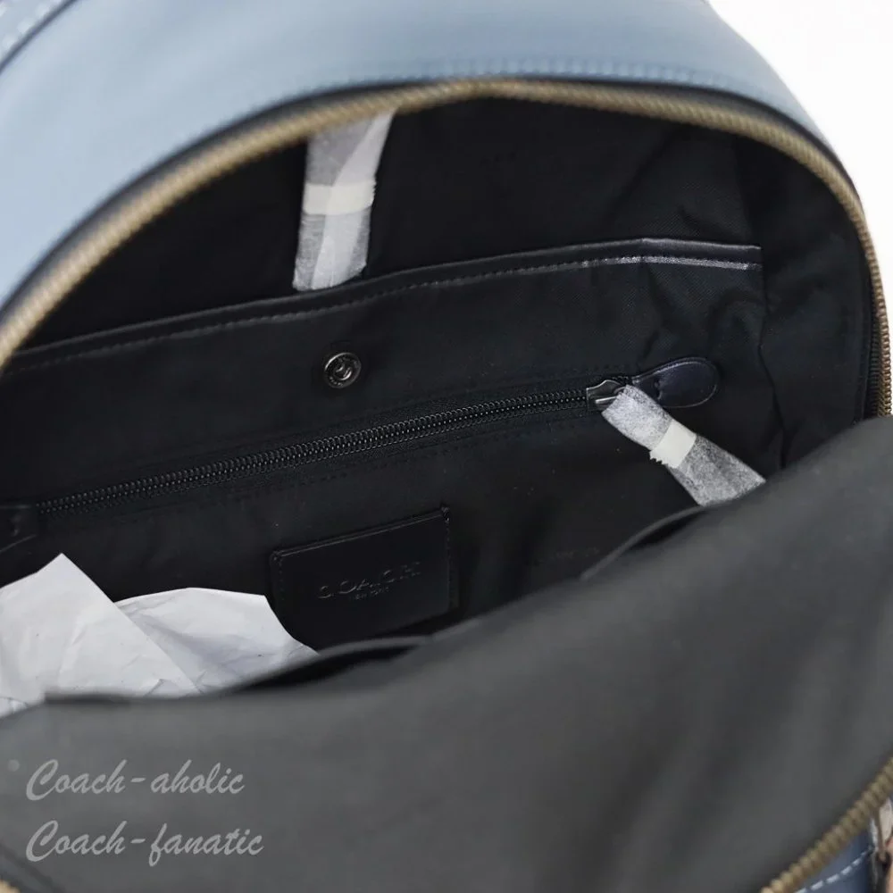 NWT 78564 Disney X Coach Academy Leather Backpack With Mickey in Denim - Picture 12 of 12